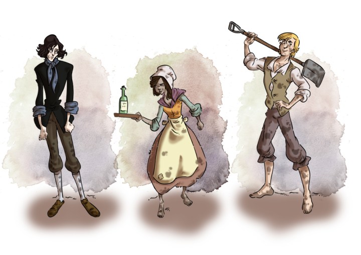 Character Designs zu&nbsp;Marie