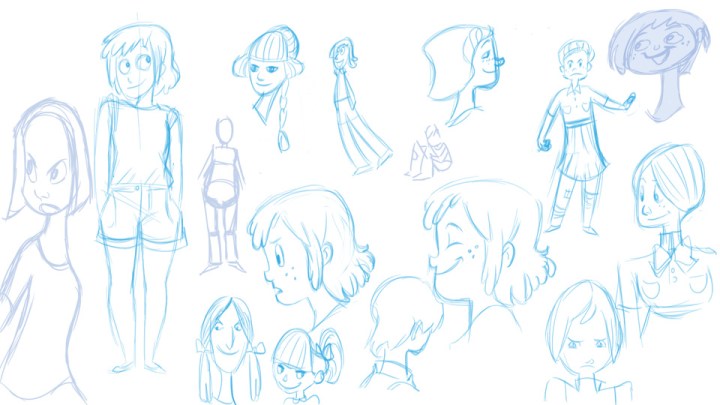 Character Design DDR&nbsp;Mädchen